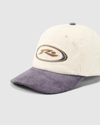 Rusty Orbit Cord 6 Panel Hat - Coal