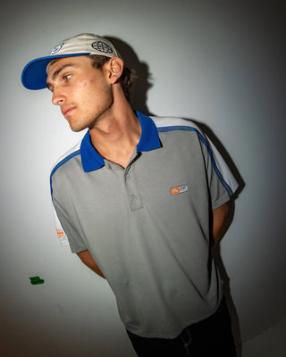 Rusty Oxecutioner Short Sleeve Polo - Oyster Grey