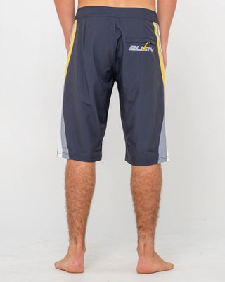 Rusty Plot Twist Boardshort - Coal