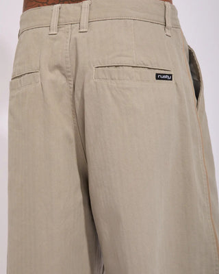 Rusty Request Line Herringbone Short - Abbey Stone