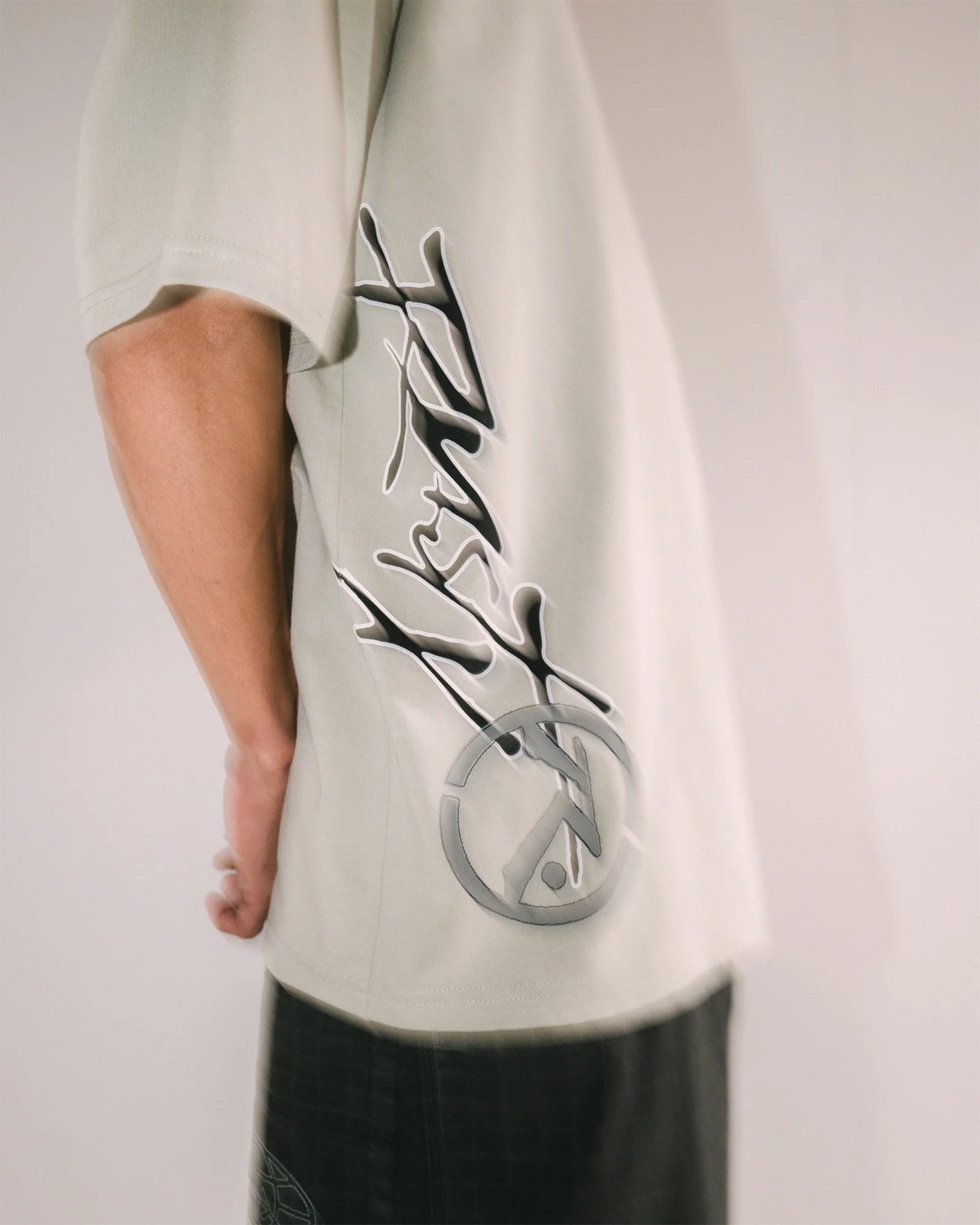 Rusty Spraya Short Sleeve T-Shirt - Abbey Stone