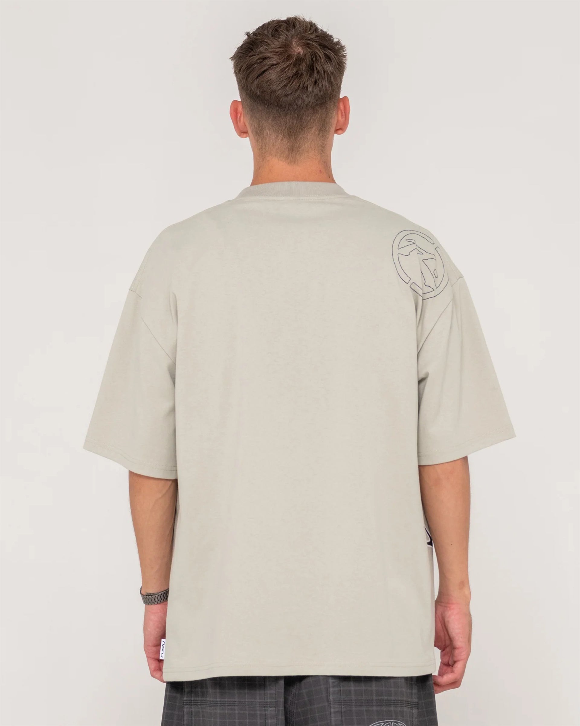 Rusty Spraya Short Sleeve T-Shirt - Abbey Stone