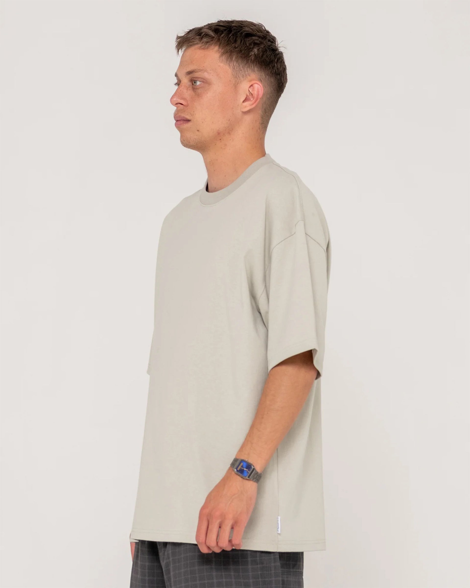 Rusty Spraya Short Sleeve T-Shirt - Abbey Stone