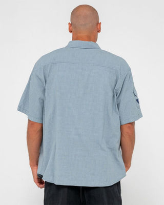 Rusty Stasha Pocket Short Sleeve Shirt -China Blue