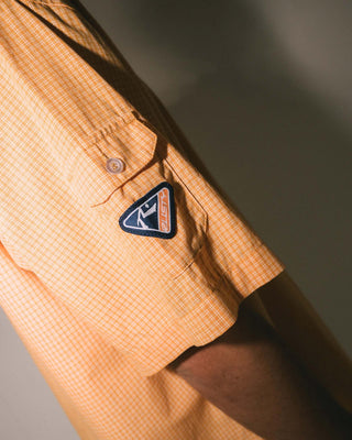 Rusty Stasha Pocket Short Sleeve Shirt - Orange