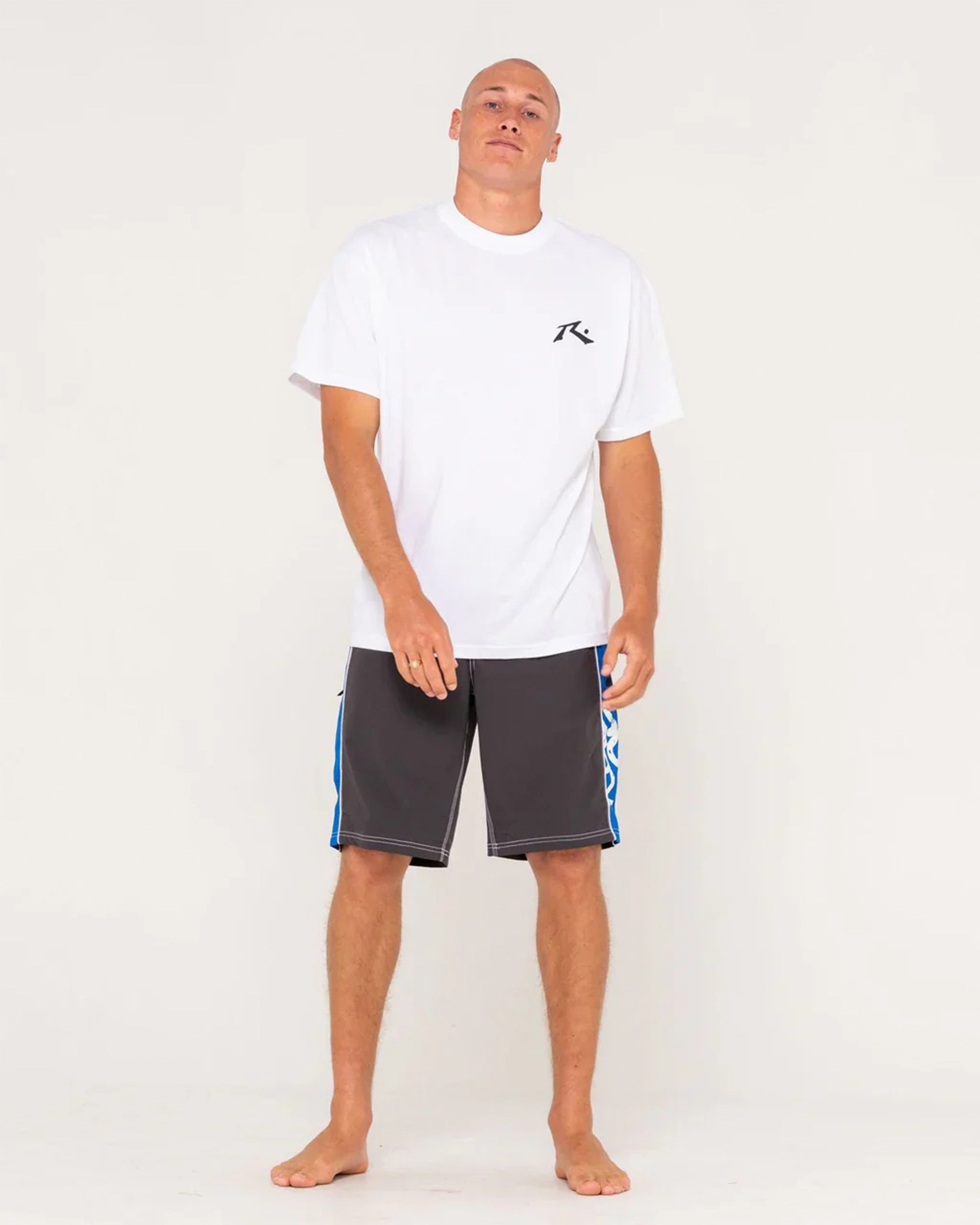Rusty Stone Cold 21" Fixed Waist Boardshort - Coal