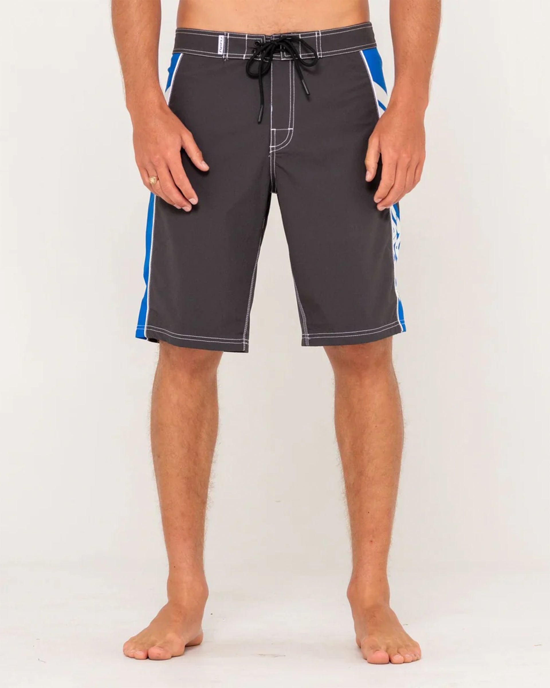 Rusty Stone Cold 21" Fixed Waist Boardshort - Coal