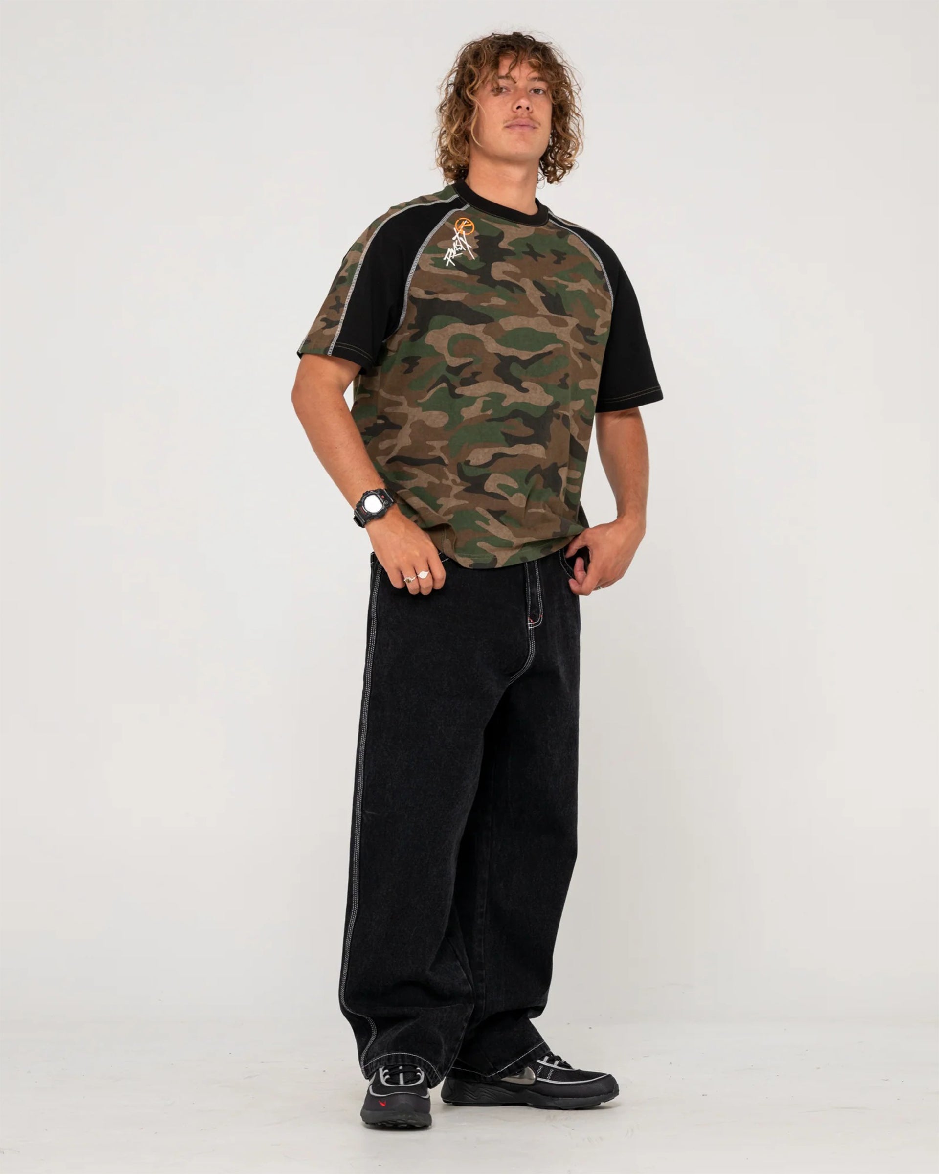 Woof Raglan S/S T-Shirt - Camo – Jack's Surfboards