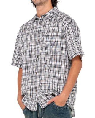 Rusty Worldwide Curved Hem Short Sleeve Shirt - White 2