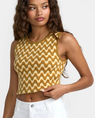 RVCA Women's Alexa Sweater - Vintage Green