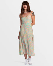 RVCA Women's Anya Midi Split Dress