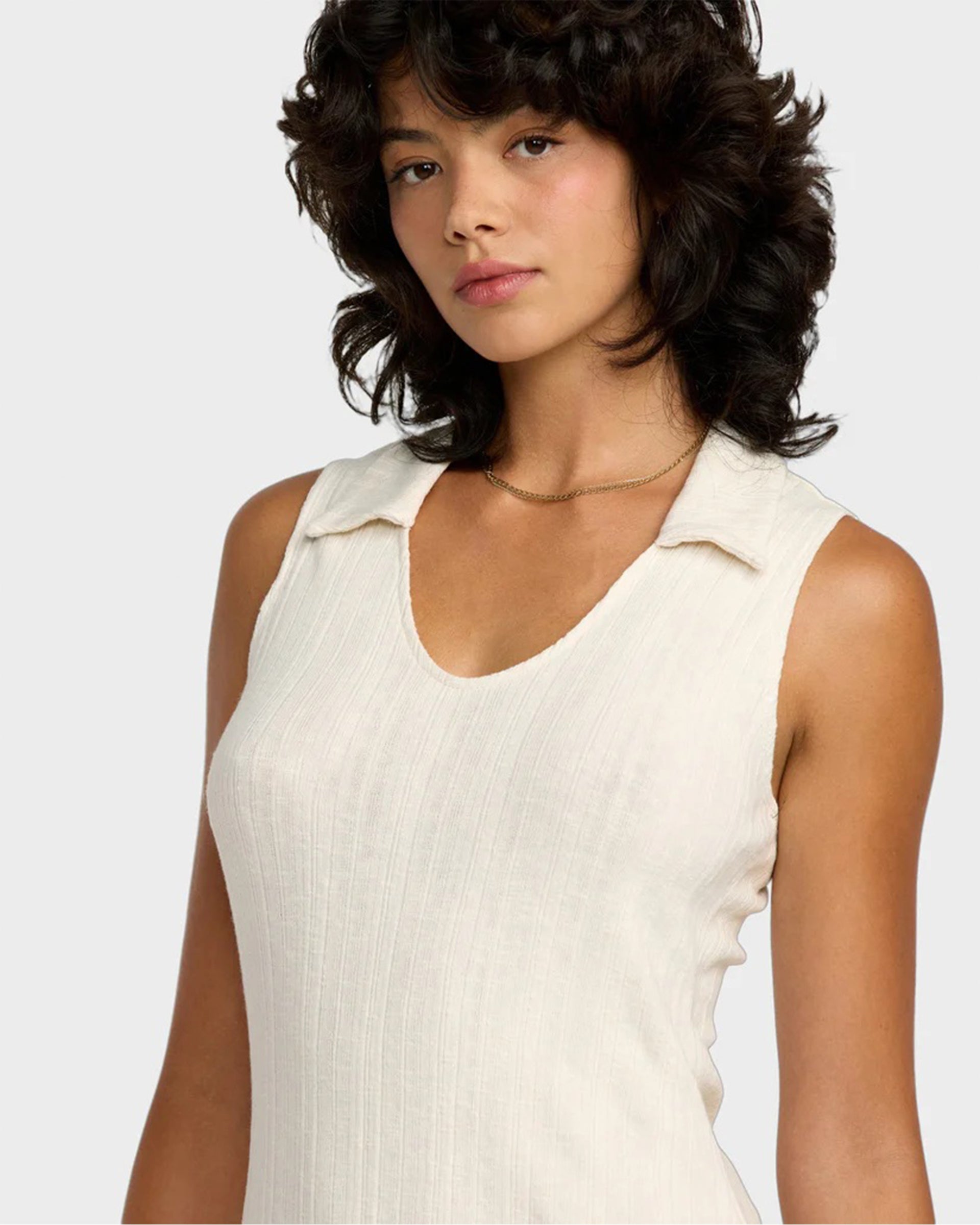 RVCA Women's Ava Mini Dress - Cloud