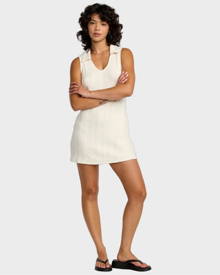 RVCA Women's Ava Mini Dress - Cloud