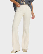RVCA Women's Ava Elastic Waist Pants - Cloud