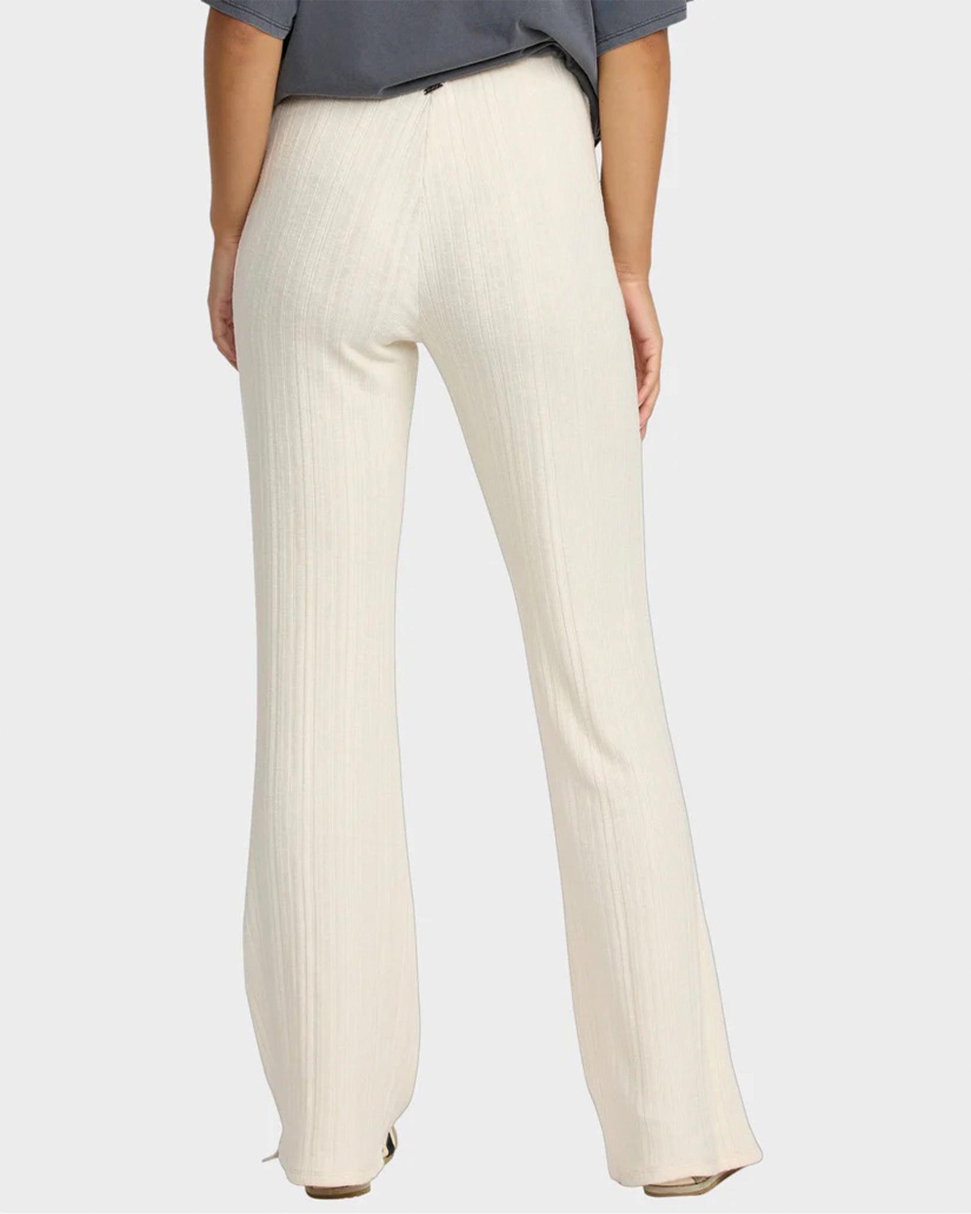 RVCA Women's Ava Elastic Waist Pants - Cloud