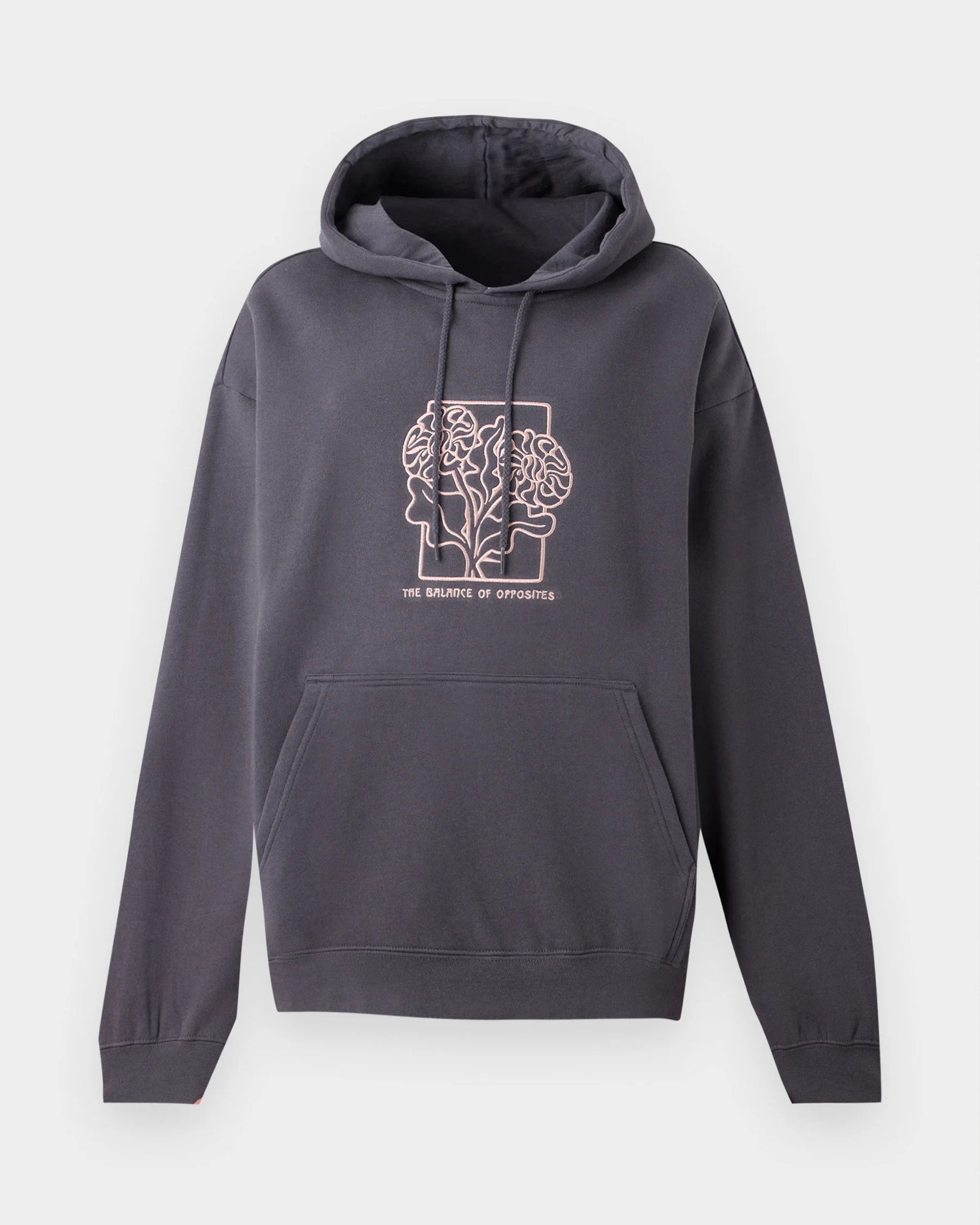 RVCA Women's Baggie Boyfriend Pullover Hoodie - Gravel