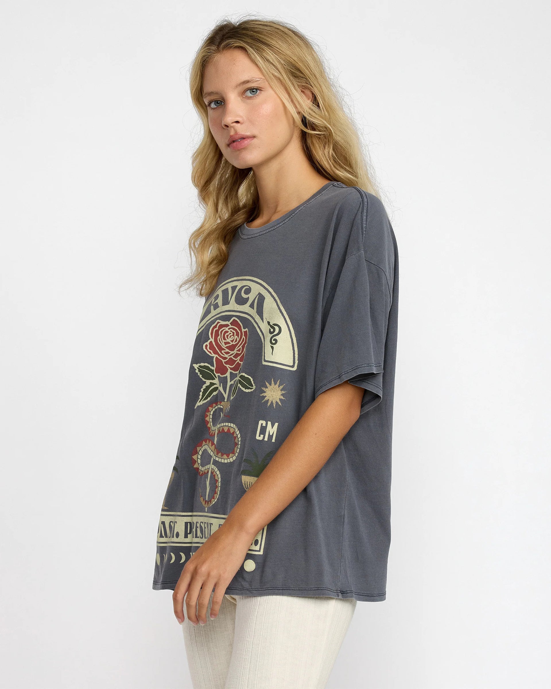 RVCA Women's Baggie Tee II - Gravel