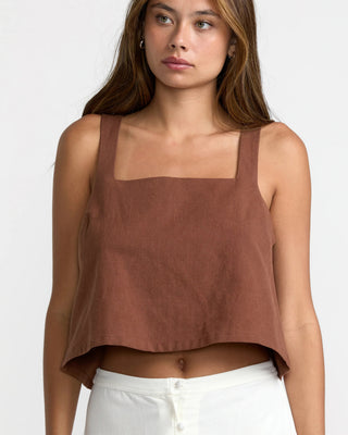 RVCA Women's Baker Top - Mocha