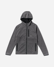 RVCA Balance Tech Fleece Zip Hoodie - RVCA Black Heather