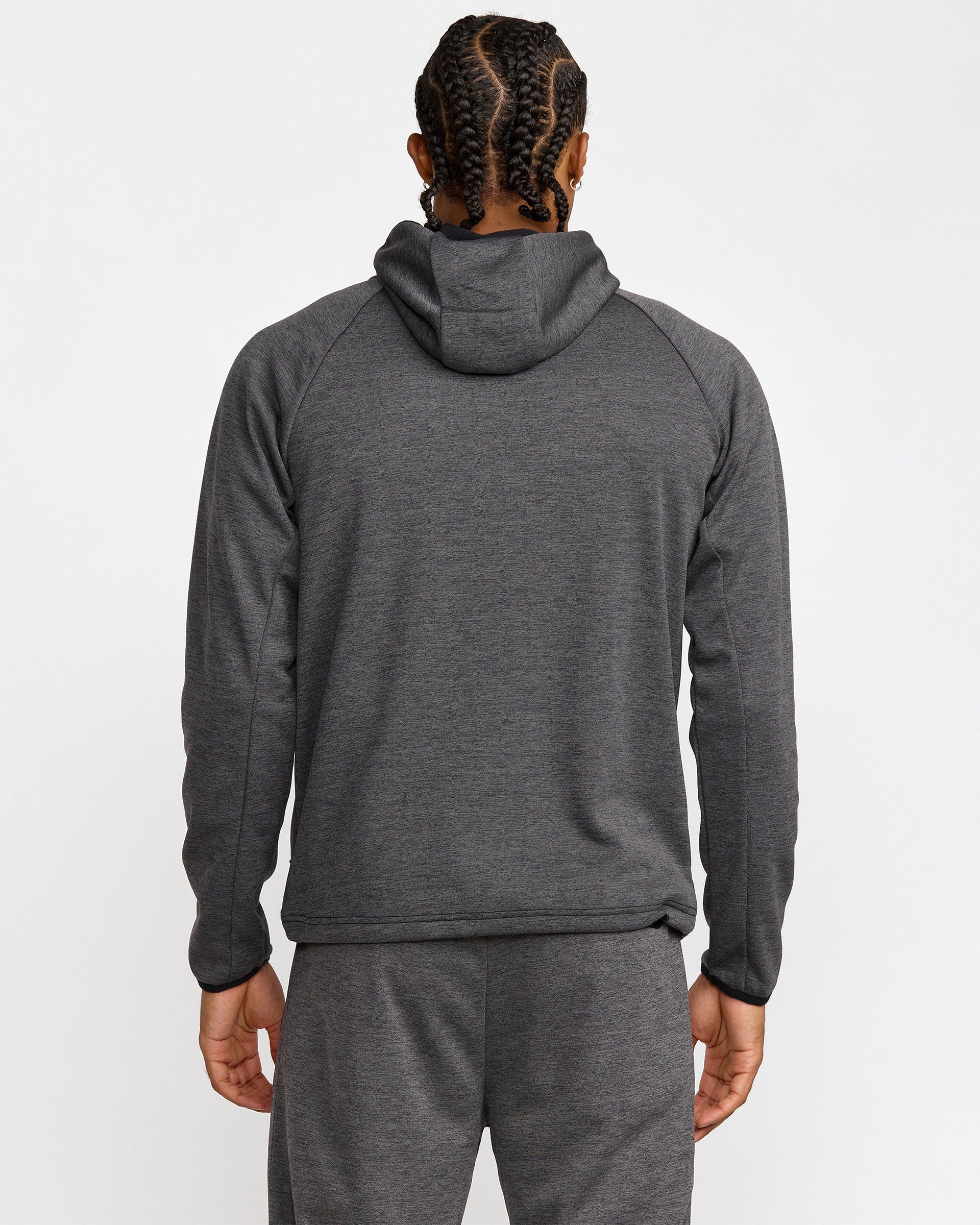 Balance Tech Fleece Zip Hoodie - RVCA Black Heather – Jack's