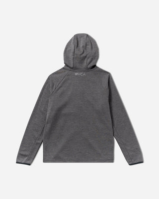 RVCA Balance Tech Fleece Zip Hoodie - RVCA Black Heather