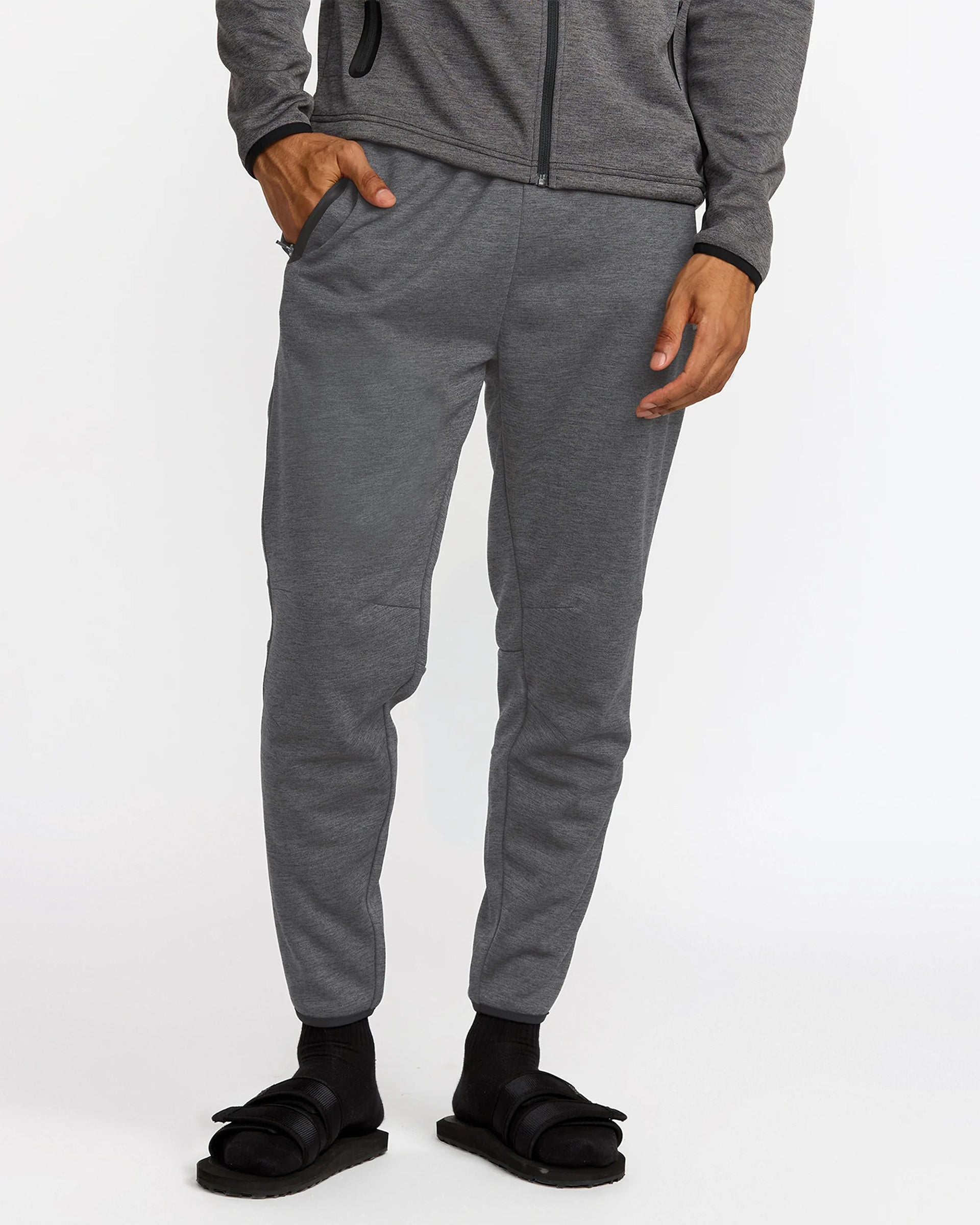 Balance Tech Fleece Sweatpants - RVCA Black Heather
