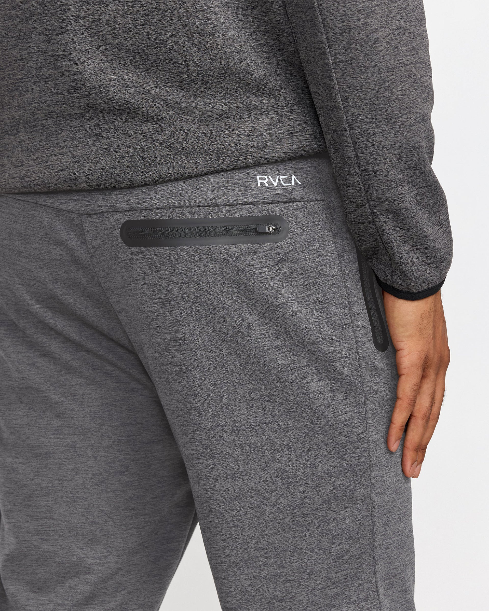 Balance Tech Fleece Sweatpants - RVCA Black Heather