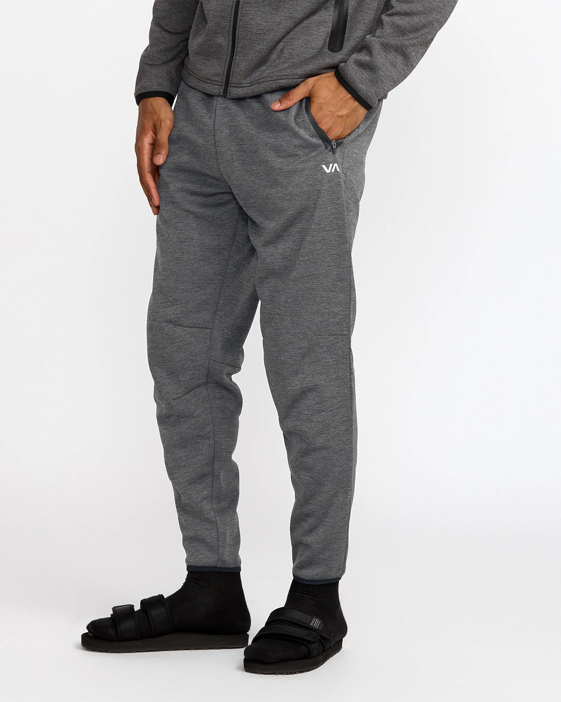 Balance Tech Fleece Sweatpants - RVCA Black Heather