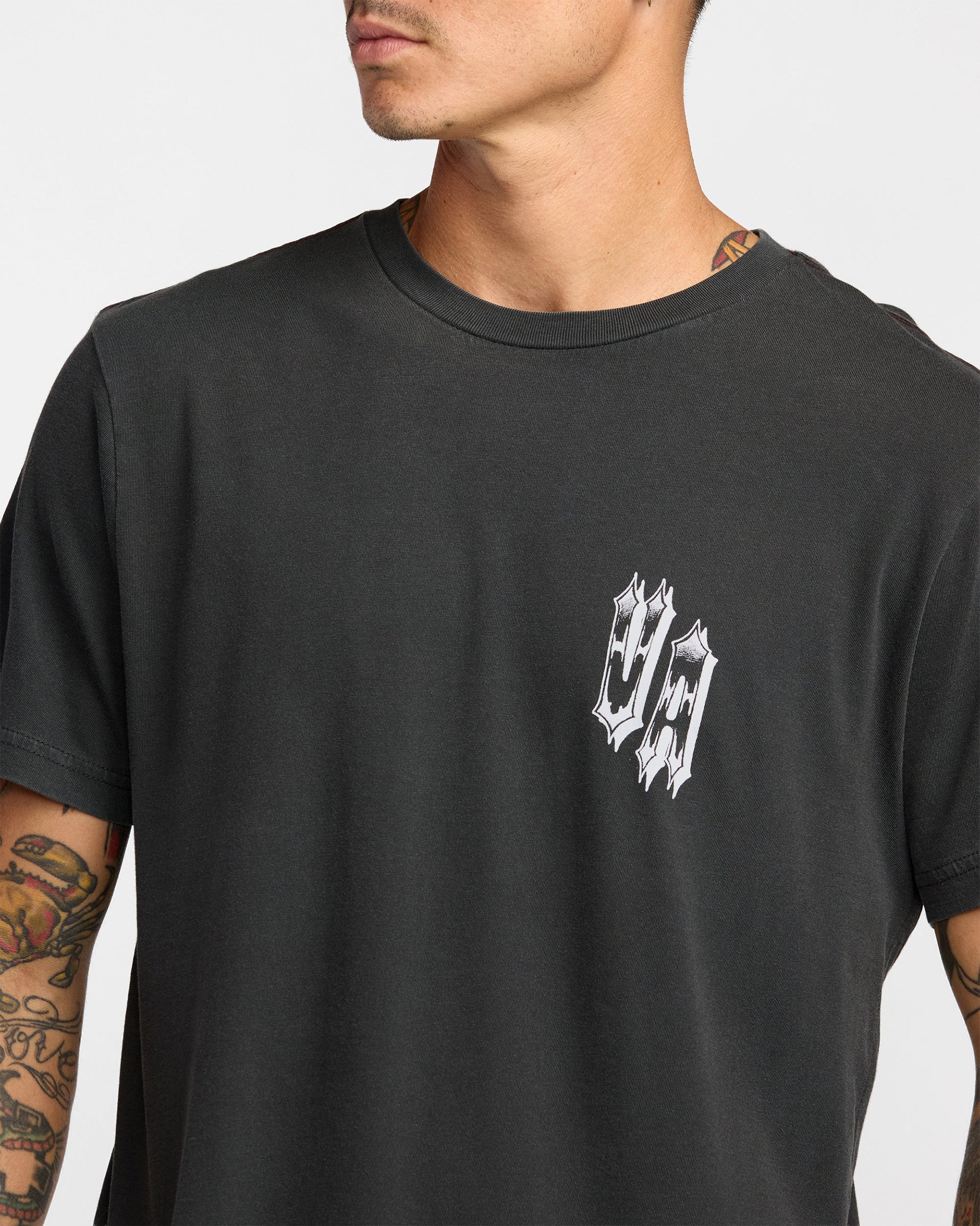 RVCA Benj All Seeing Short Sleeve T-Shirt - Pirate Black