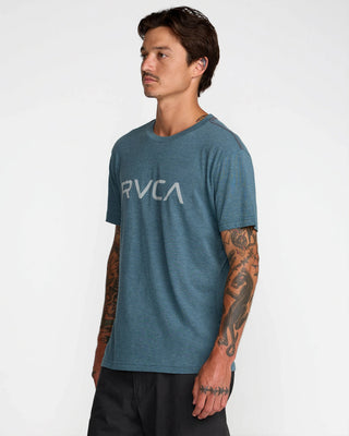 RVCA Big RVCA Short Sleeve T-Shirt - Duck Blue