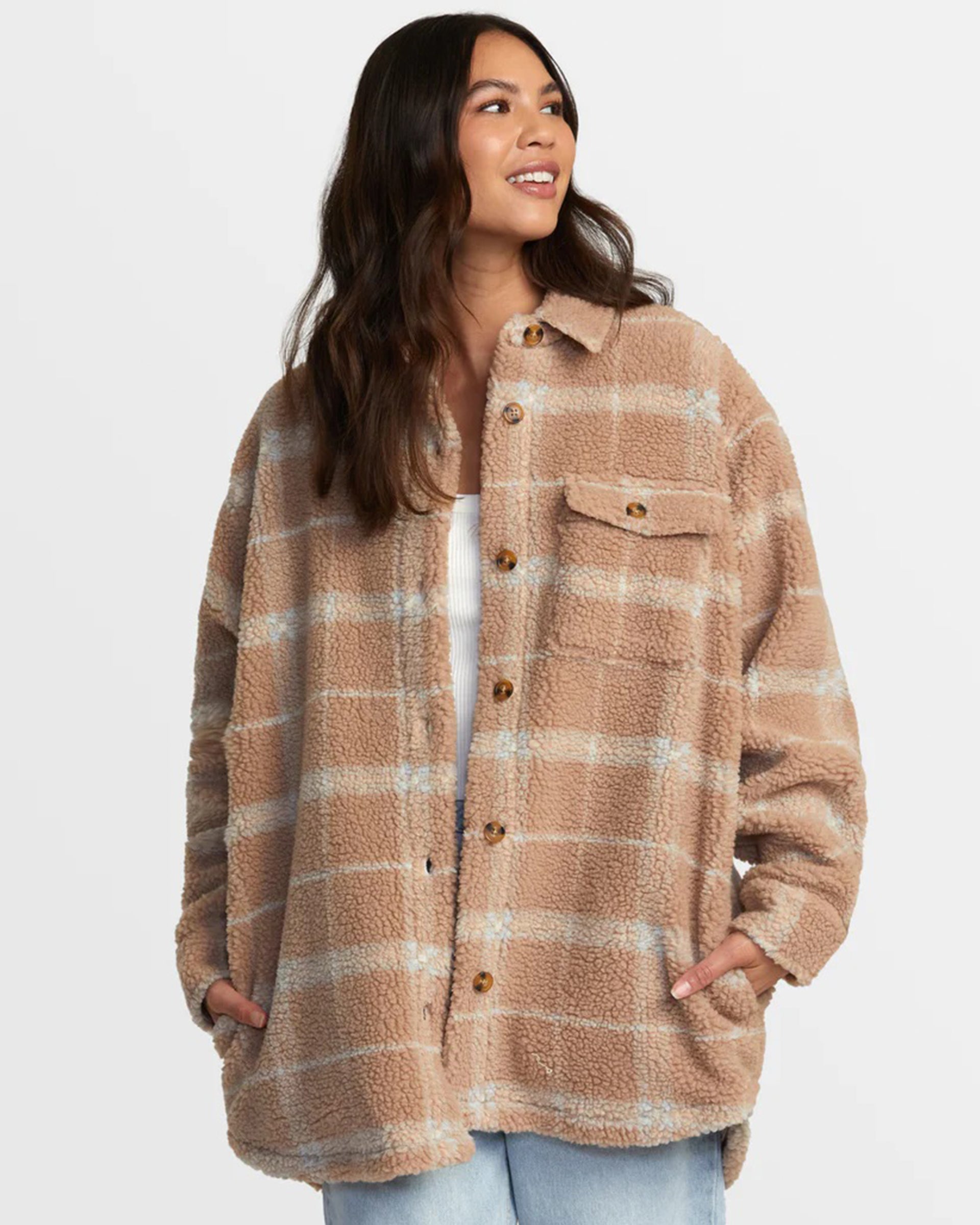 Birdie Shacket Flannel Jacket