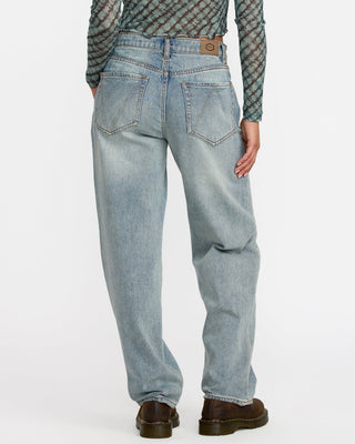 RVCA Women's Coco II Denim Pant - Light Vintage Indigo
