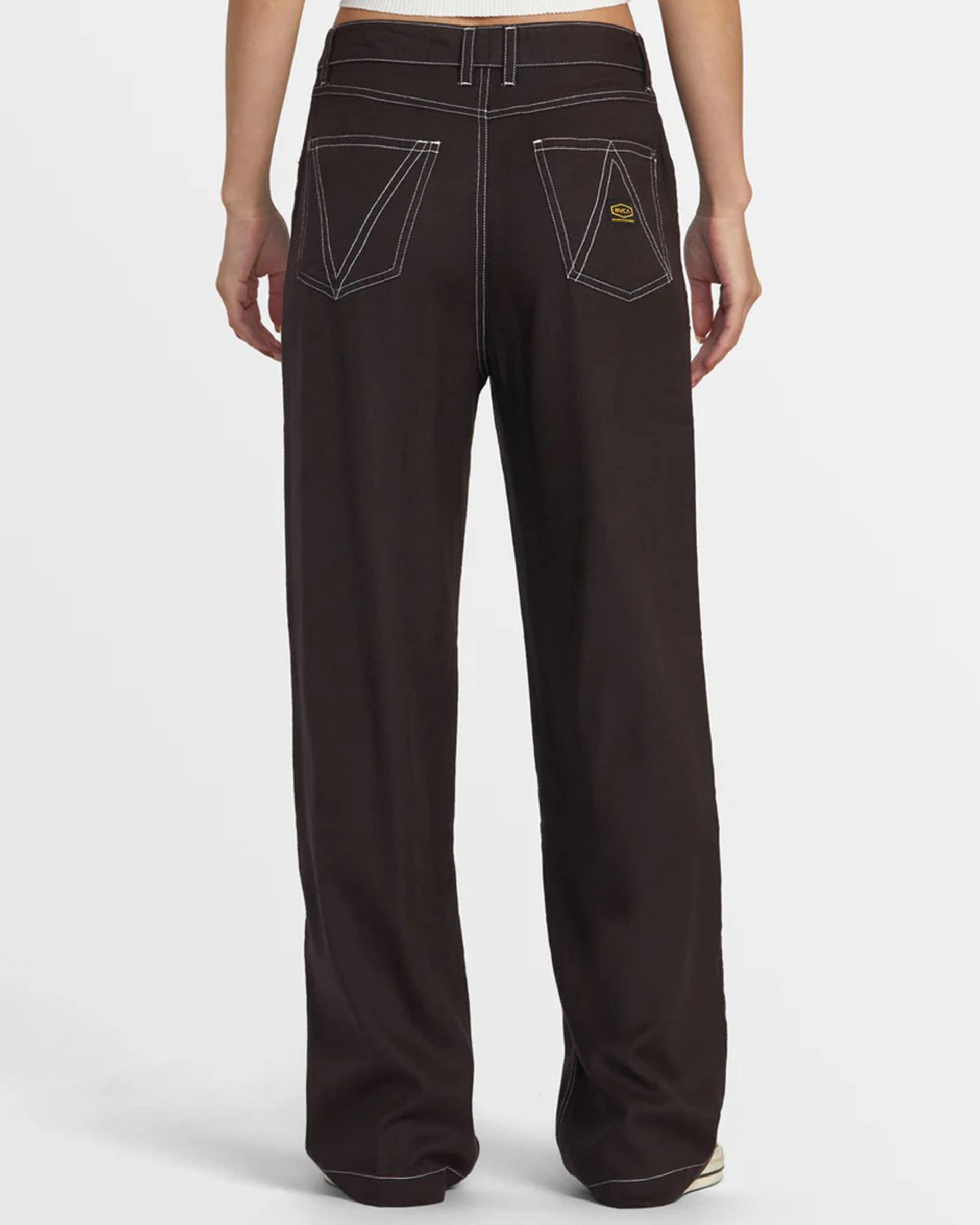 RVCA Women's Coco Pants - Chocolate Torte