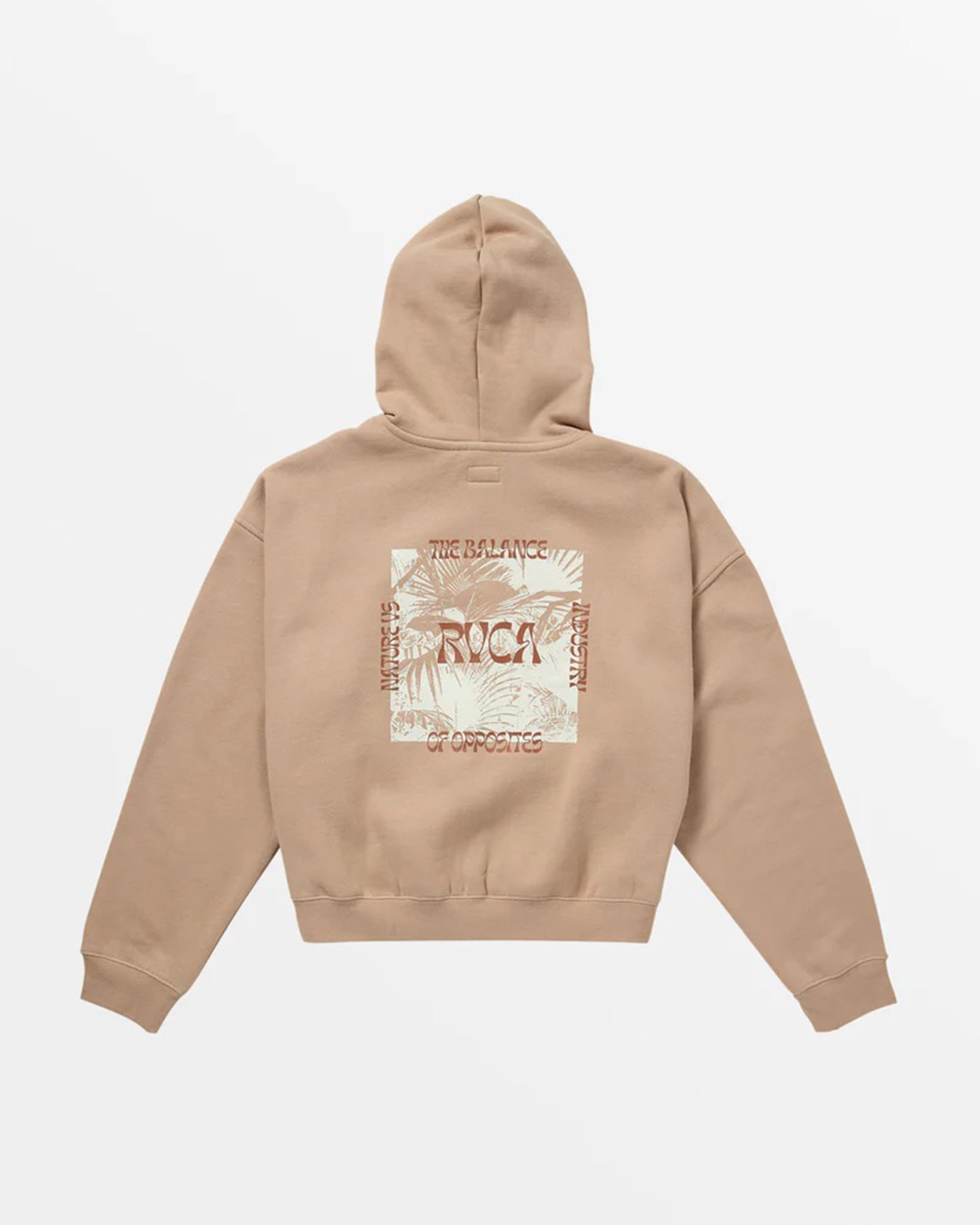 RVCA Women's Court Zip Hoodie - Warm Taupe