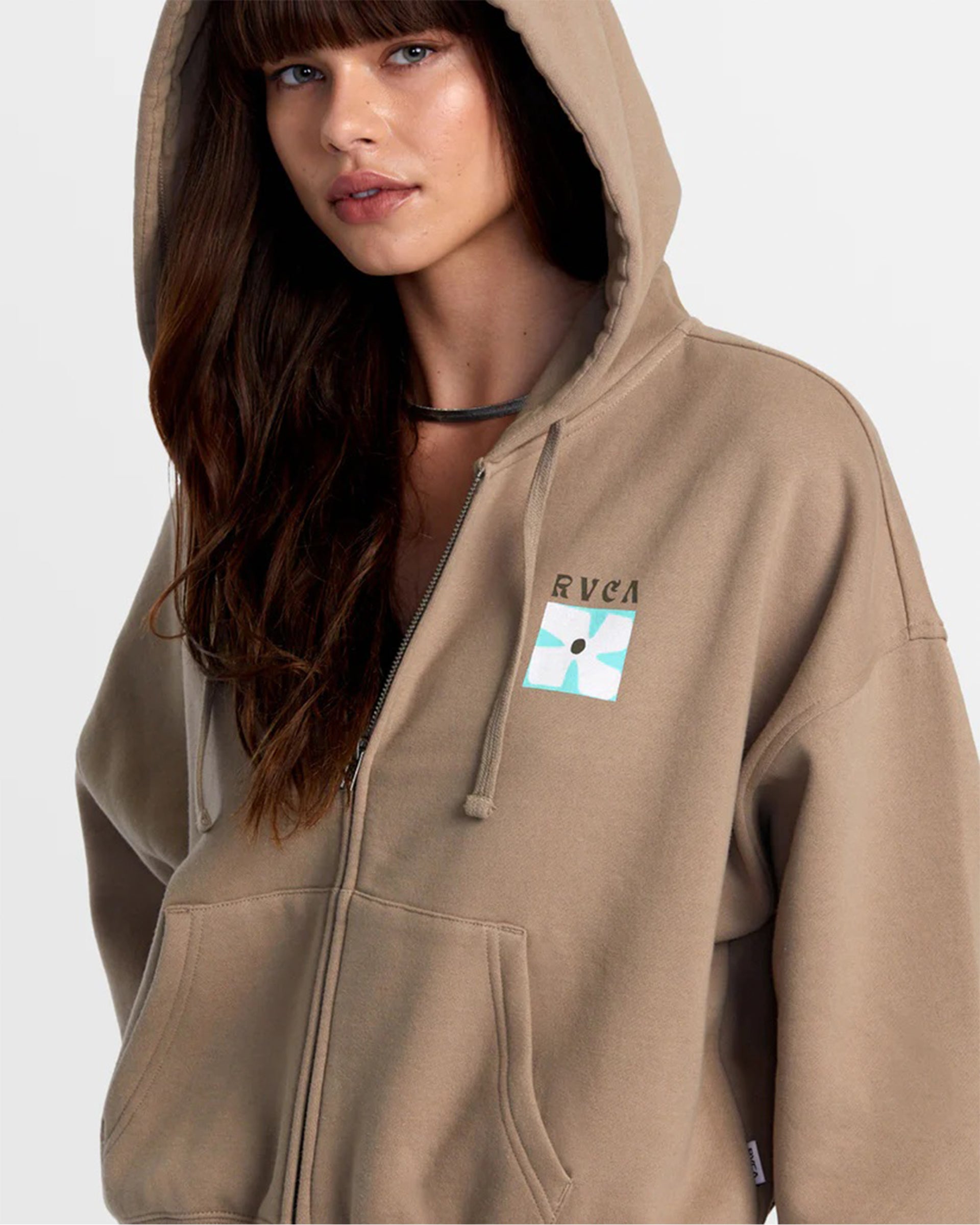 RVCA Women's Court Hoodie Sweatshirt