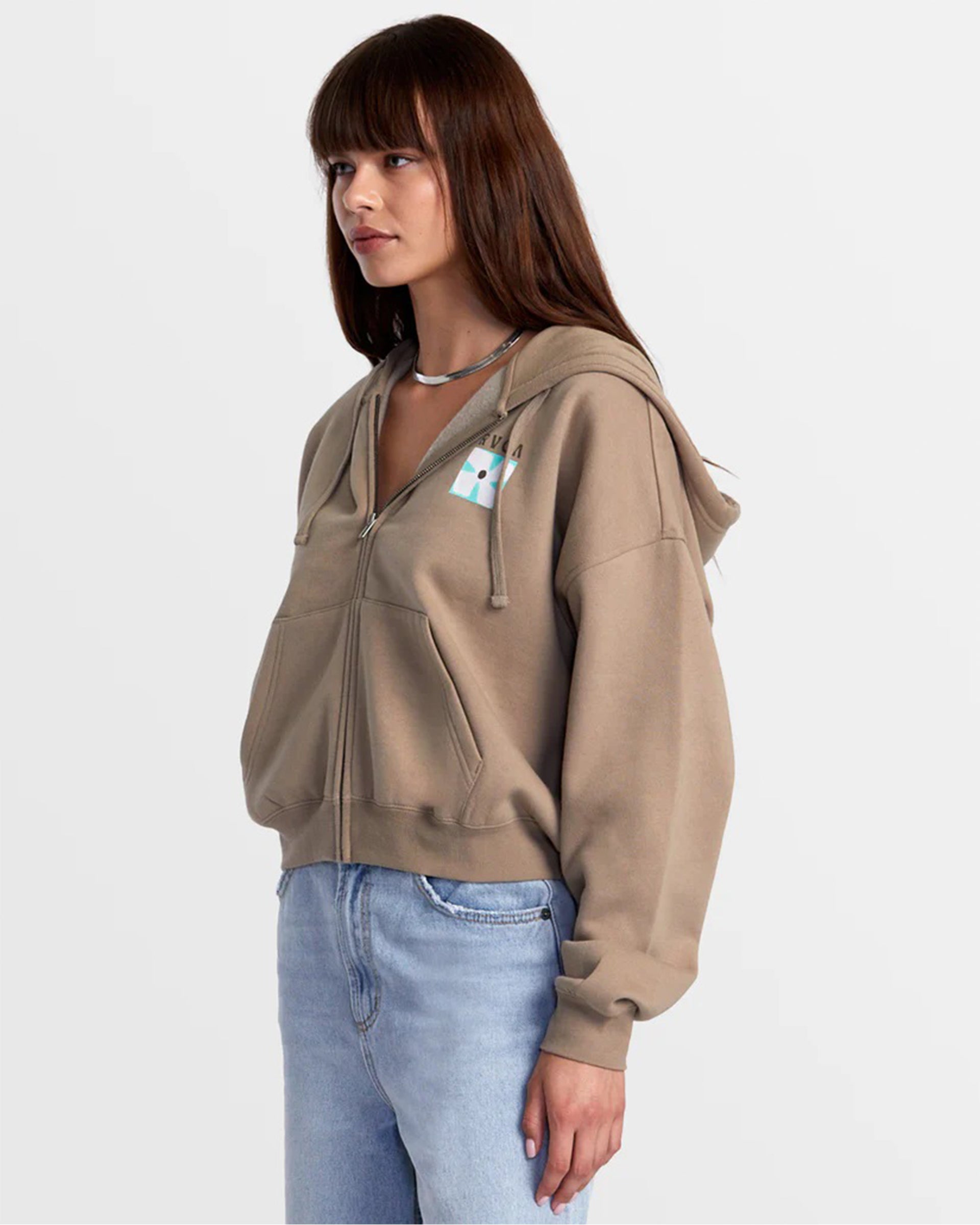 RVCA Women's Court Hoodie Sweatshirt