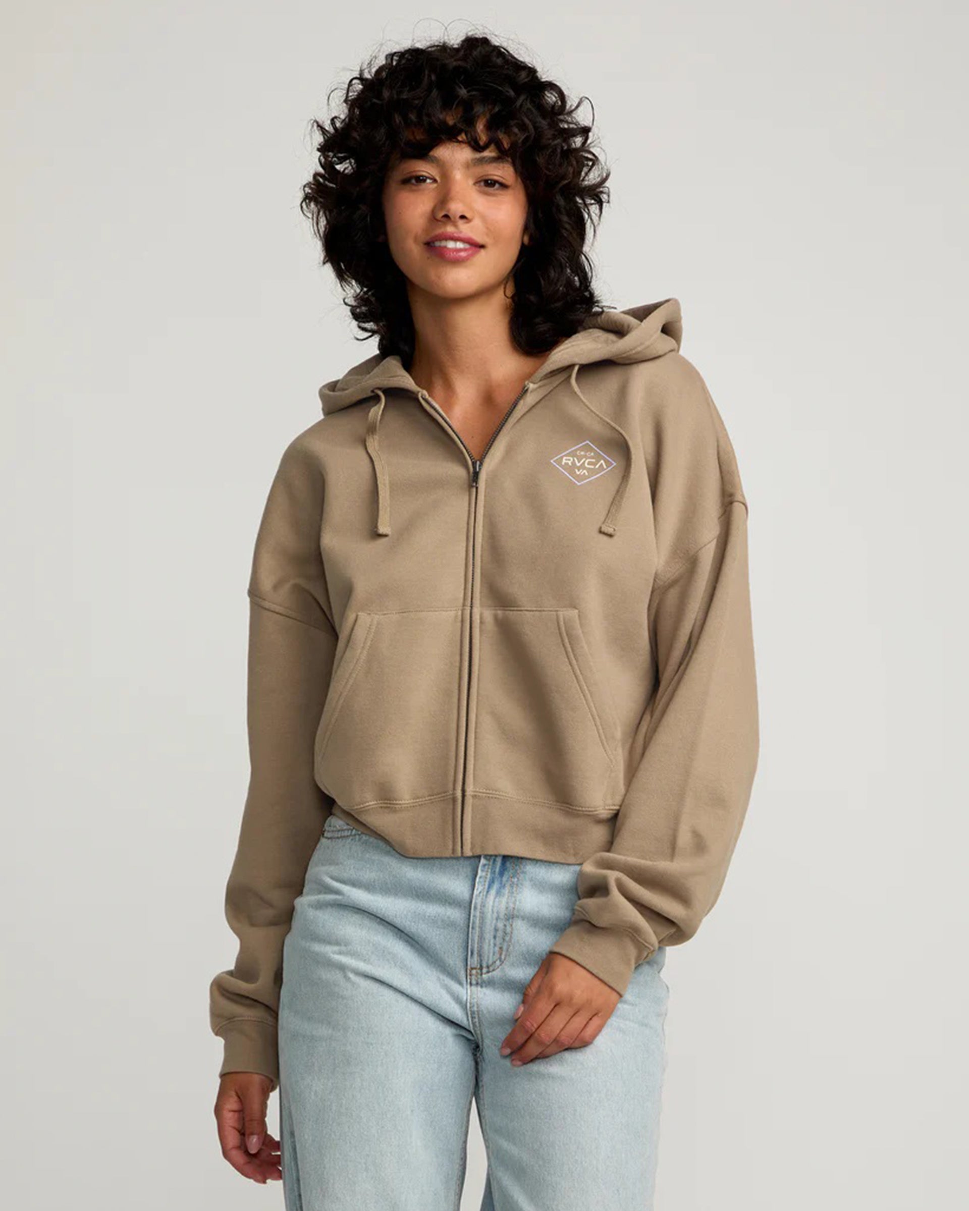 RVCA Women's Court Zip Hoodie