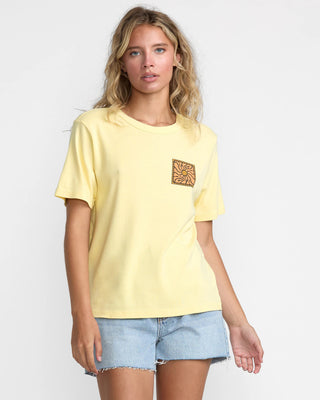 RVCA Women's&nbsp;Daily Short Sleeve T-Shirt - Sunrise