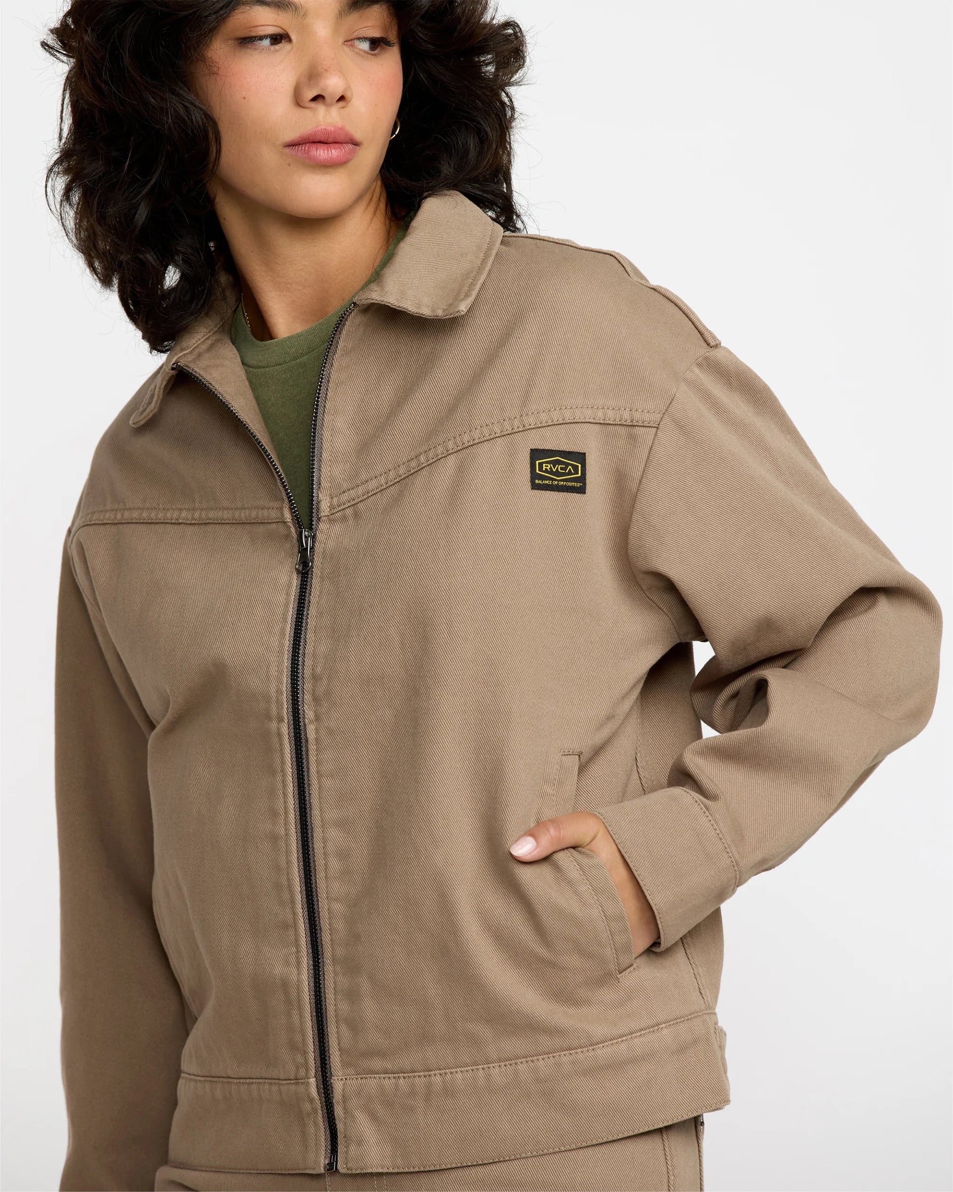 RVCA Women's Dayshift Jacket II - Desert Taupe