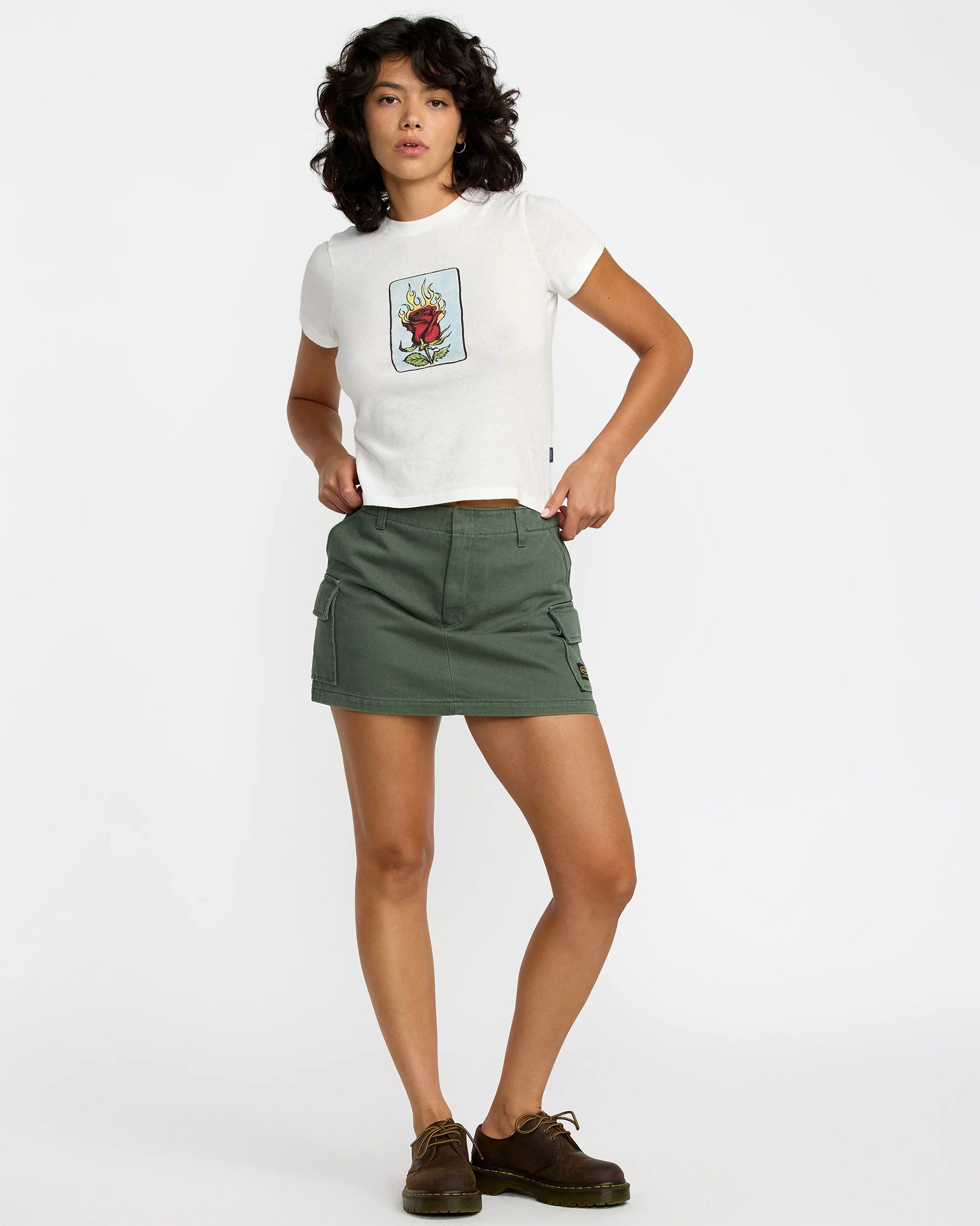 RVCA Women's Dayshift Skort - Fir Green