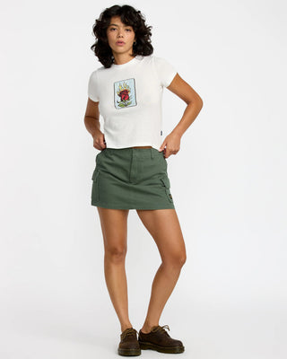 RVCA Women's Dayshift Skort - Fir Green