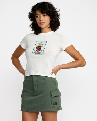 RVCA Women's Dayshift Skort - Fir Green