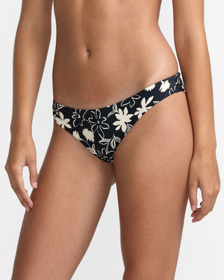 RVCA Women's Days Like These Cheeky Bikini Bottom - RVCA Black Floral