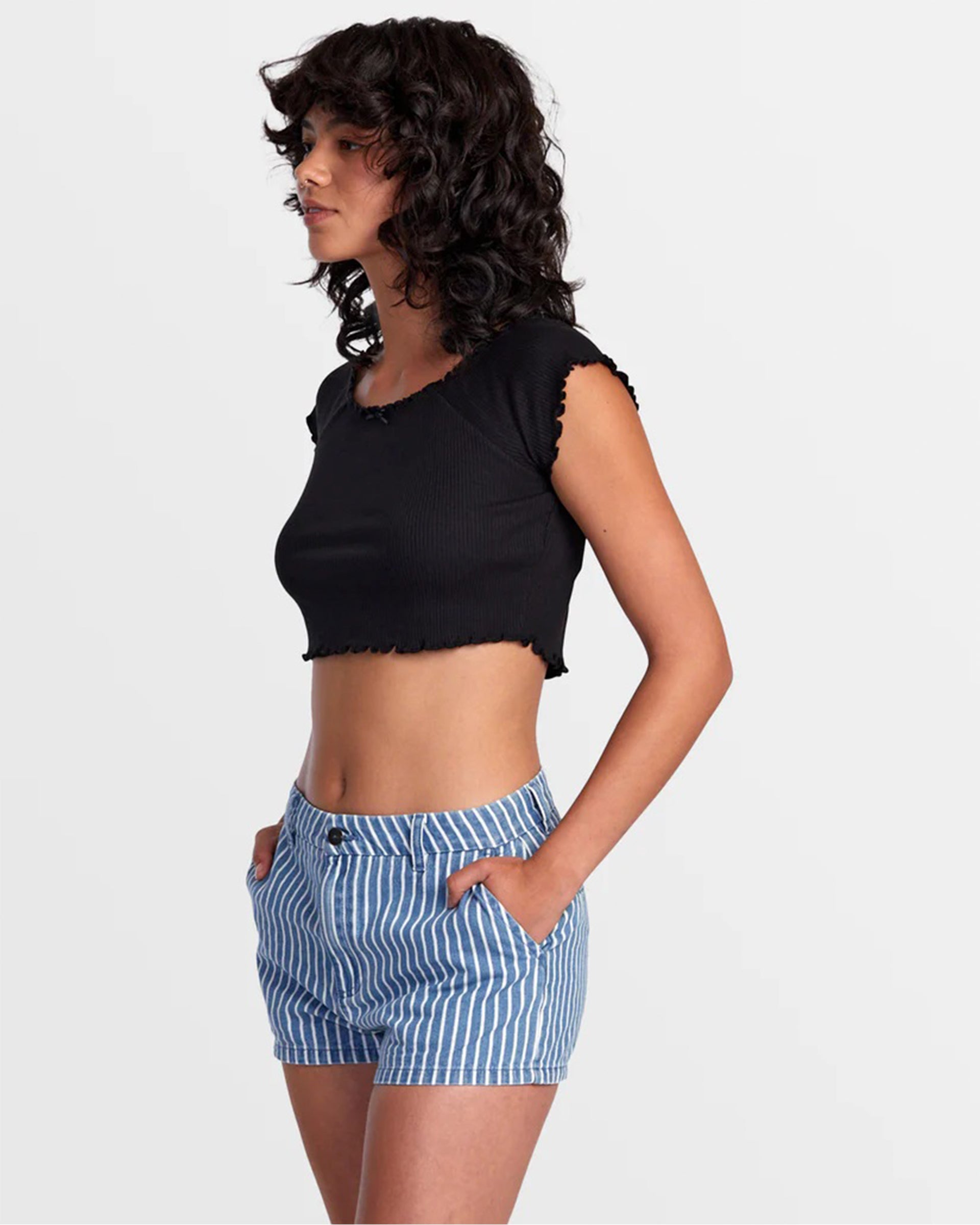 Delilah Off-Shoulder Crop Top