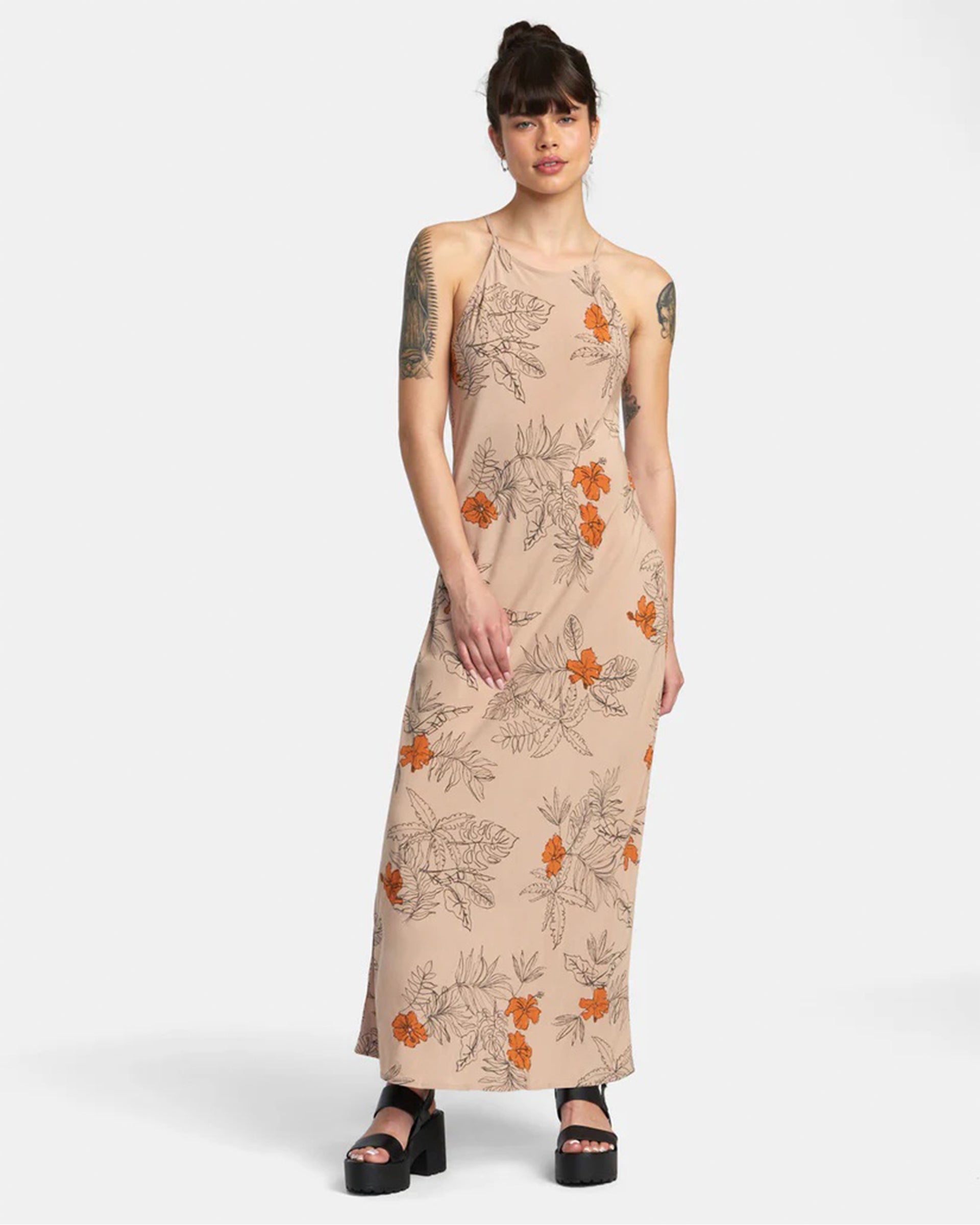 RVCA Women's Exile Midi Sun Dress