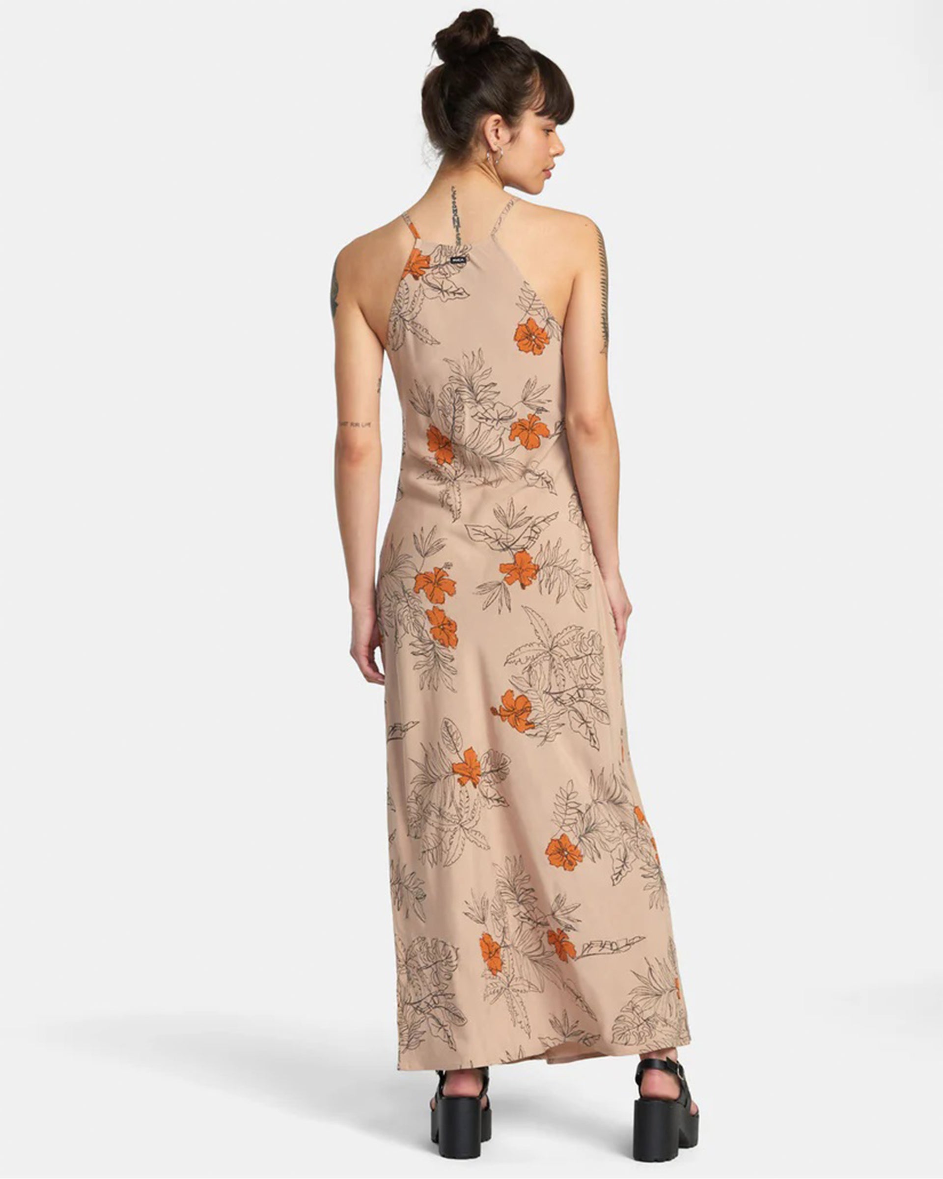 RVCA Women's Exile Midi Sun Dress