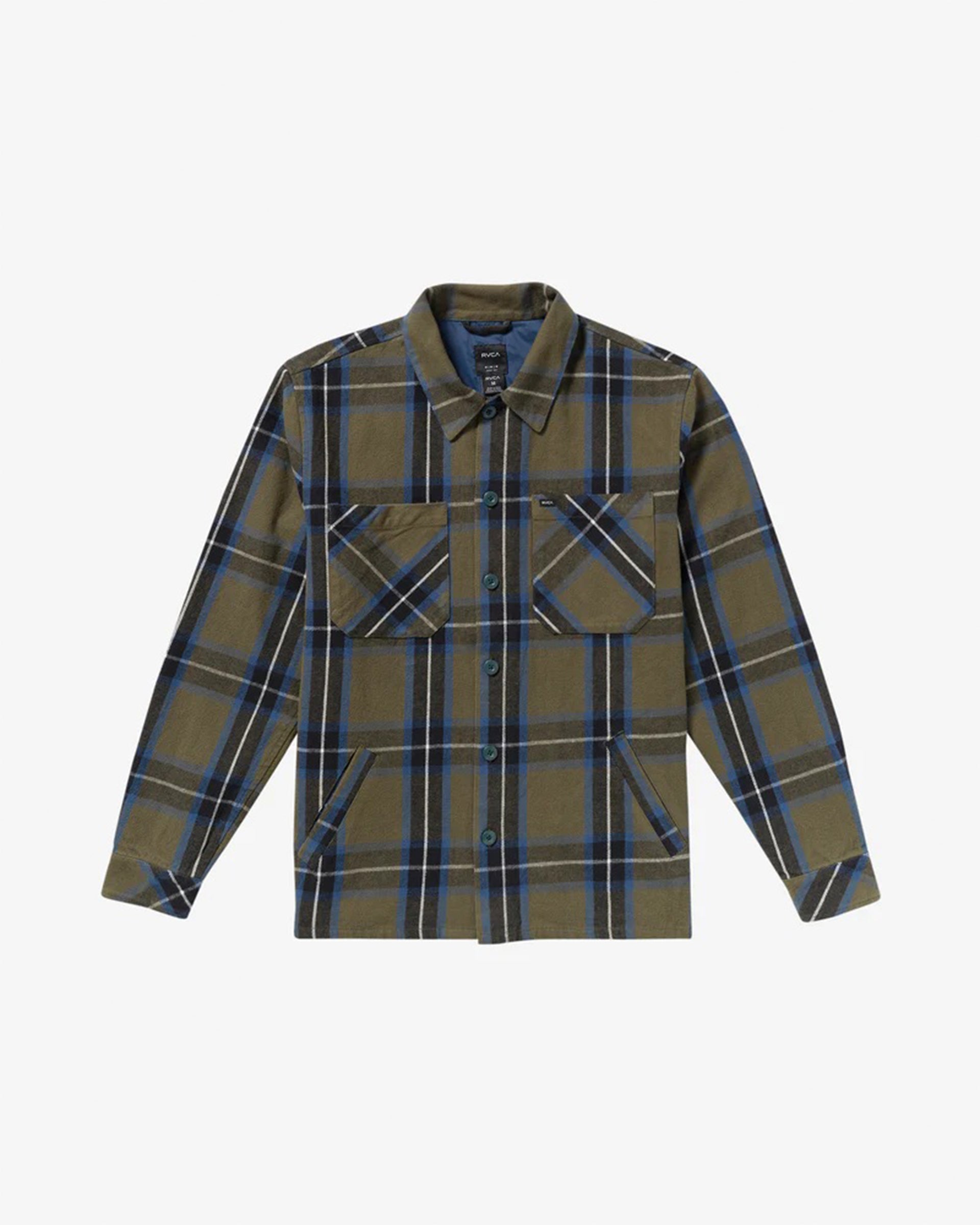 RVCA Flight Risk Shirt Jacket - Hunter Green