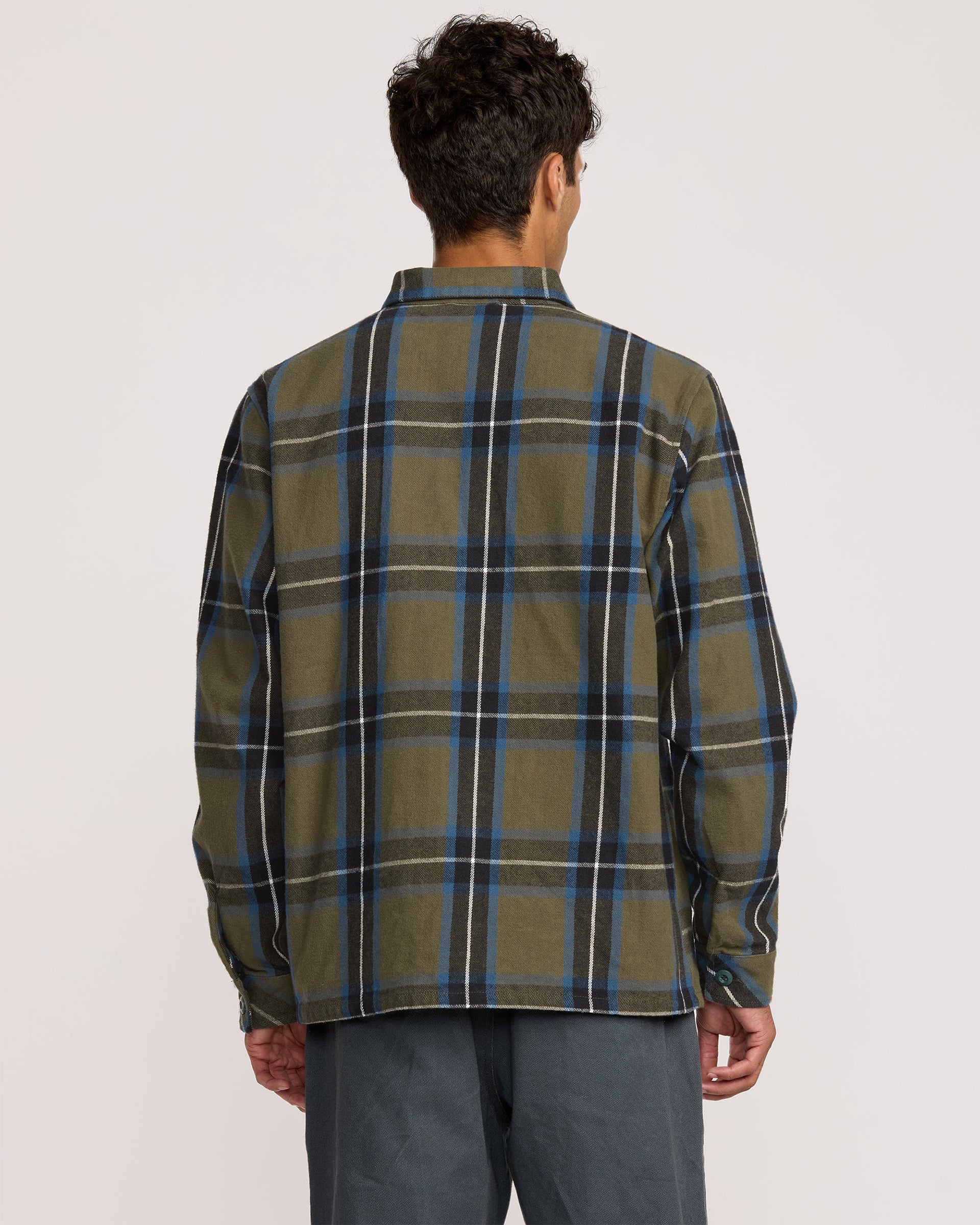 RVCA Flight Risk Shirt Jacket - Hunter Green