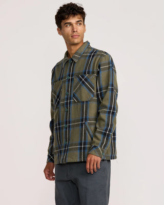 RVCA Flight Risk Shirt Jacket - Hunter Green