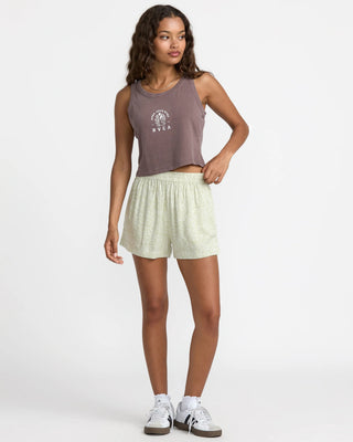 RVCA Women's Flow Tank Top - Coffee Bean